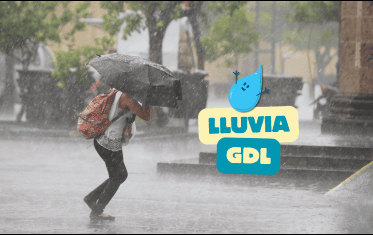 El pronóstico de lluvia para este día en Guadalajara es alto. EL INFORMADOR / ARCHIVO