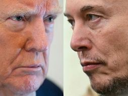 Donald Trump llegó a amenazar con cancelar los contratos gubernamentales con las empresas de Elon Musk, mientras que este último dijo que el expresidente figura en la lista de Jeffrey Epstein. AFP / ESPECIAL
