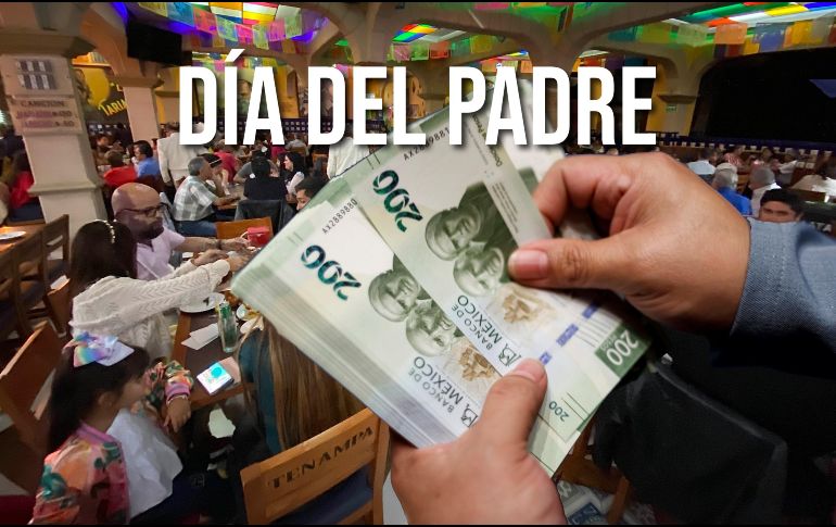 Esta es la cantidad que se suele gastar para celebrar el Día del Padre. EL INFORMADOR / ARCHIVO