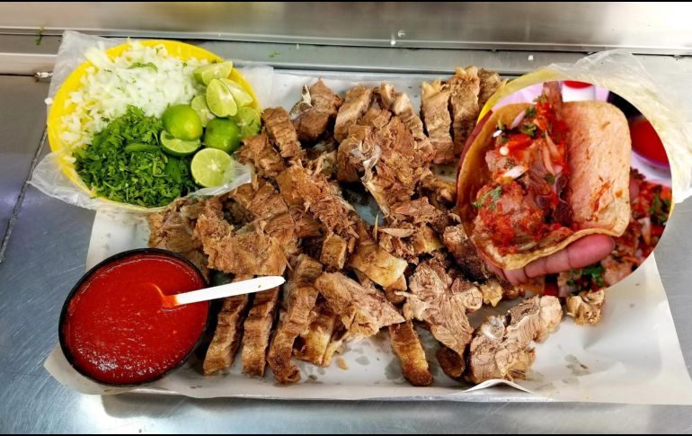 Estos son los deliciosos tacos de huesos. ESPECIAL / FACEBOOK Huesitos La Río Blanco