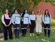 Con menos de 30 años, estas jóvenes completaron su formación especializada con Ferromex. CORTESÍA