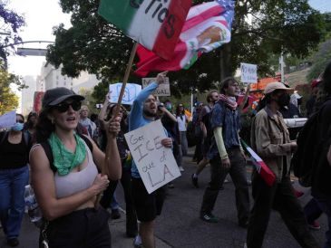 Las manifestaciones en Los Ángeles cumplieron seis días. SUN/A. Melo