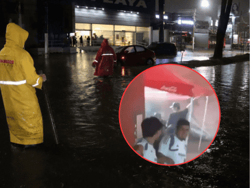 Inundaciones, vehículos varados y árboles caídos fueron algunas de las afectaciones que dejó la tormenta del miércoles. ESPECIAL/Protección Civil y Bomberos de Zapopan ESPECIAL/@HectorXkamylla