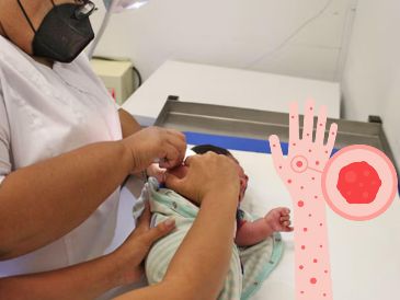 Los hermanos de la bebé hospitalizada, se encuentran en resguardo domiciliario y con seguimiento médico. SUN / ESPECIAL