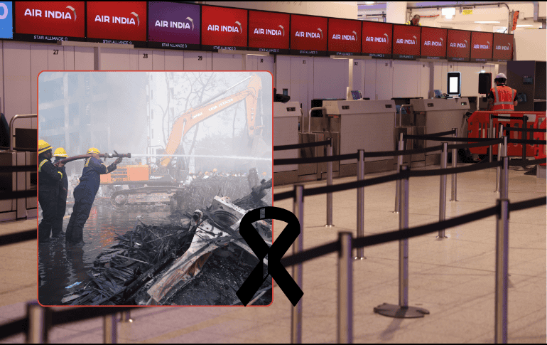 El vuelo AI 171 de Air India lanzó una señal de emergencia antes de desaparecer del radar, de acuerdo con reportes. EFE/N. Hail/S. Solanki