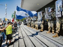 La presencia de la Guardia Nacional ha enardecido a los manifestantes. AP