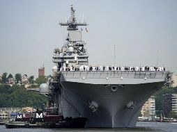 Los navíos ya se encontraban en la región y están equipados con misiles balísticos y de crucero. AP / ARCHIVO