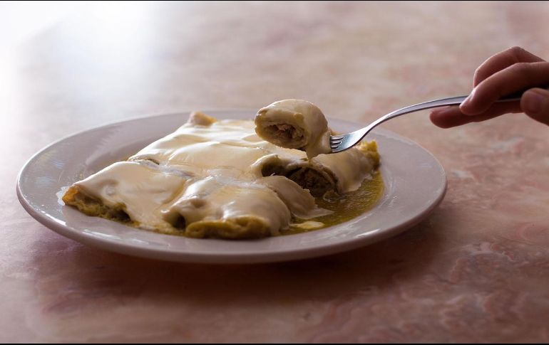 Las enchiladas son un platillo saludable cuando se consumen con una frecuencia moderada. Pixabay.