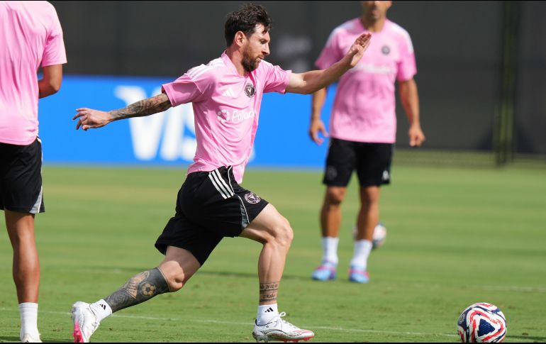 Lionel Messi liderará al Inter Miami en el que será el primer torneo internacional de gran relevancia que tendrá el club en su corta historia. AP/L. Sladky