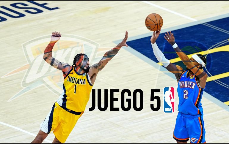 Thunder y Pacers se enfrentarán con la serie empatada en el Juego 5 de las Finales de la NBA. EFE / ARCHIVO