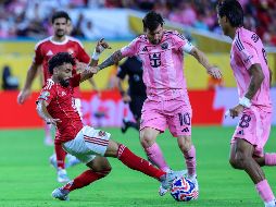 A los dirigidos por Javier Mascherano les costó sacudirse el dominio por parte de las Águilas Rojas. EFE/ C. HERRERA.