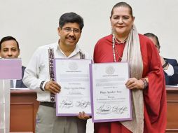 Hugo Aguilar Ortiz recibió su constancia como ministro de la Suprema Corte de Justicia de la Nación. EL UNIVERSAL