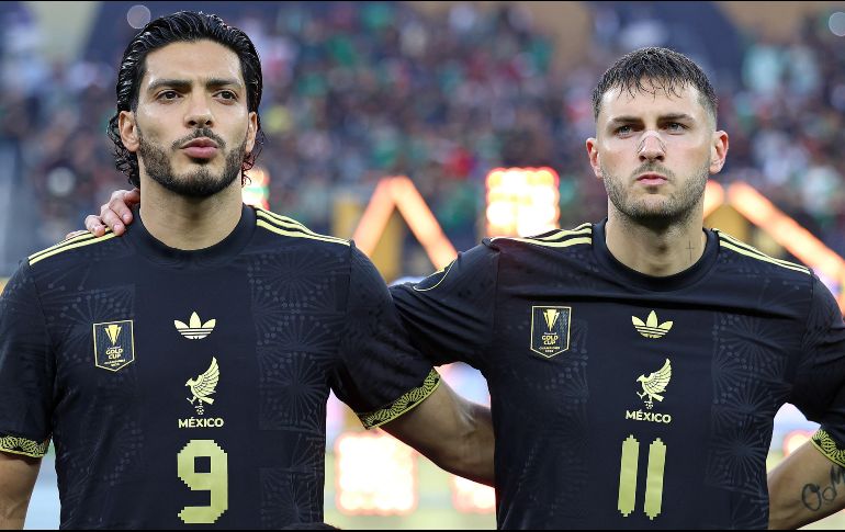 Raúl Jiménez y Santiago se consolidaron como la dupla predilecta para liderar el ataque tricolor rumbo al Mundial 2026. IMAGO7.