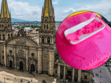 El turrón rosa se acompaña con limón, chile en polvo e incluso chamoy, de acuerdo al gusto de cada persona. EL INFORMADOR/ARCHIVO ESPECIAL