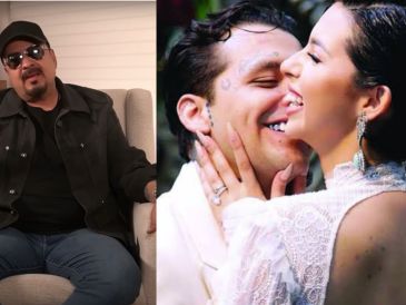 Recuerda que cuando Ángela le habló de boda con Christian, él y su hija estaban muy unidos, demasiado, por lo que sí le afectó la repentina decisión de pasar a ser una señora casada. YouTube/ @marapatricia/ Instagram/ @angela_aguilar_