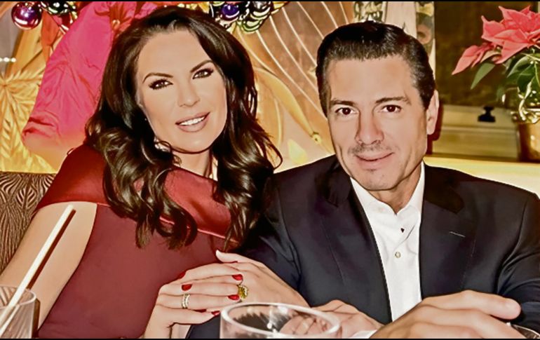 Simona Sorakaite y Enrique Peña Nieto. ESPECIAL