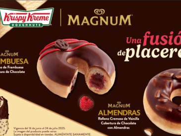 La nueva colección presenta tres irresistibles variedades inspiradas en los sabores más icónicos de la marca. CORTESÍA/ Krispy Kreme México.