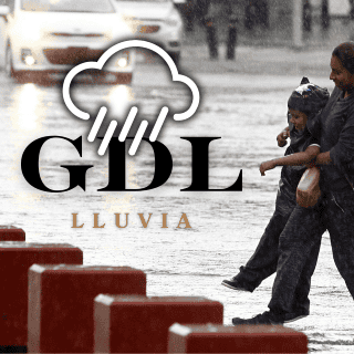 Cielo cerrado en Guadalajara; viene LLUVIA a esta hora del jueves