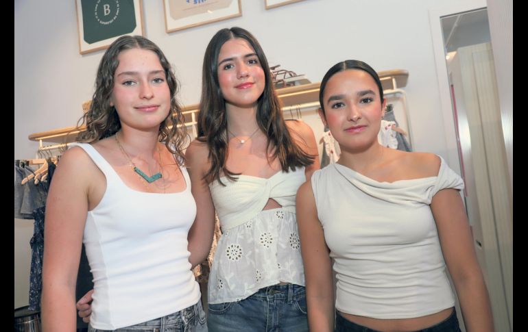 Ivanna Ochoa, Regina Gómez España y María Gómez Limón. GENTE BIEN JALISCO / C. Jimeno
