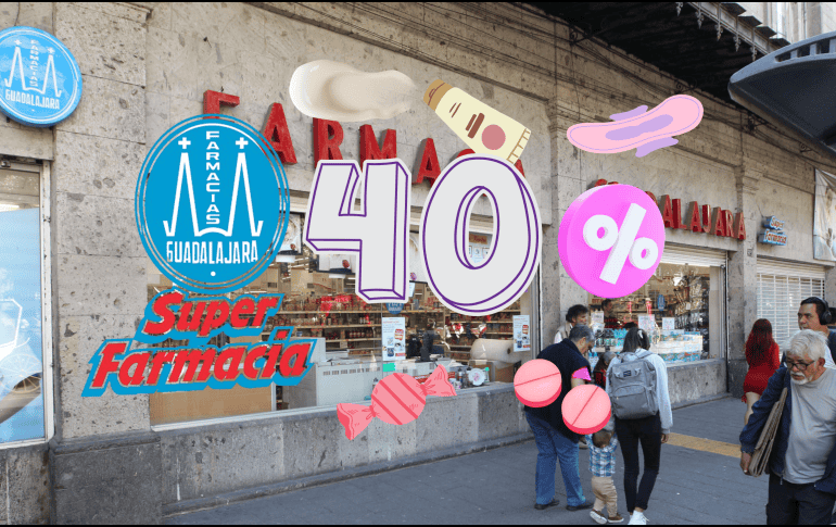 Farmacia Guadalajara: ¡No te lo pierdas! 40 % en productos HOY, 20 de junio