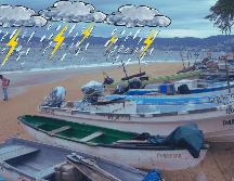 Se prevé una gran caída de lluvia debido a canales de baja presión y a los últimos remanentes del huracán “Erick”. EL INFORMADOR / ARCHIVO