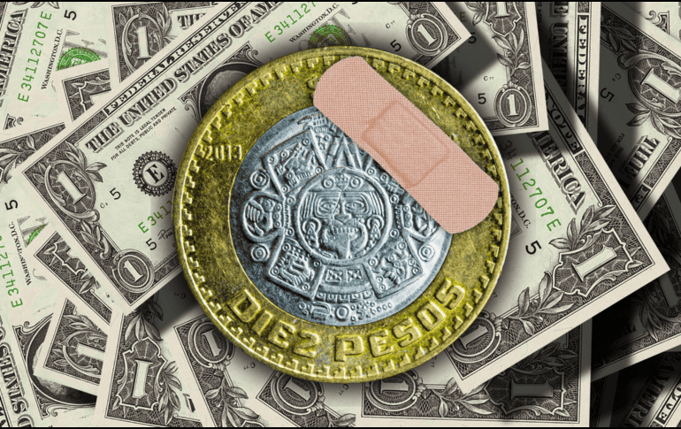 El cierre de la semana no fue positivo para el peso frente al dólar. ESPECIAL / CANVA