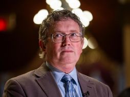 Fotografía de arcchivo del congresista por el Partido Republicano, Thomas Massie. EFE/J. SCALZO