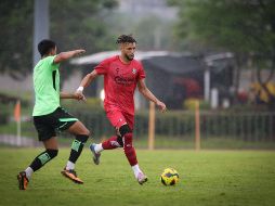 El cuerpo técnico, encabezado por Gonzalo Pineda, logró que todos los jugadores tuvieran actividad durante los cuatro tiempos pactados ante Juárez. X/ @AtlasFC.