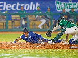 El equipo tapatío no logró resolver el buen trabajo del pitcheo de los Olmecas. CORTESÍA