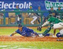 El equipo tapatío no logró resolver el buen trabajo del pitcheo de los Olmecas. CORTESÍA