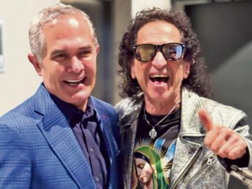 Miguel Ángel Mancera y Alex Lora compartieron espacio en “Entre amigos”. ESPECIAL