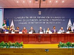 Notarios y colaboradores reciben una actualización profesional sobre reformas contra lavado de dinero. EL INFORMADOR/ A. Navarro