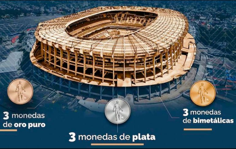 La Cámara de Diputados aprobó las características de nueve monedas conmemorativas para celebrar el Mundial y fomentar el coleccionismo de piezas históricas. ESPECIAL