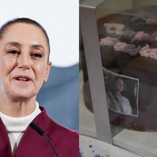 Sheinbaum cumple años y la reciben con "Mañanitas" en Palacio Nacional