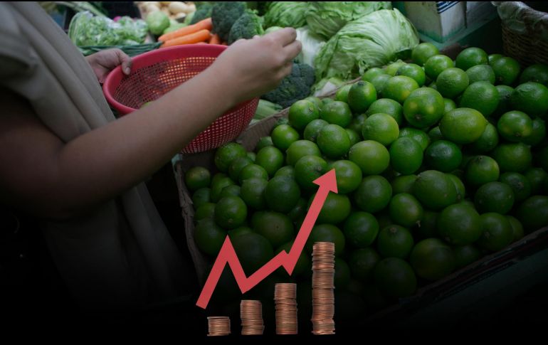 La tasa de inflación general mexicana subió impulsada en particular por el encarecimiento de los servicios y alimentos. EL INFORMADOR / ARCHIVO