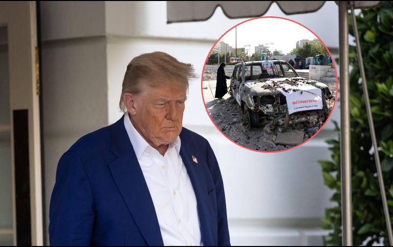 El conflicto armado entre Israel e Irán fue nombrado “Guerra de los 12 días” por Donald Trump a través de su cuenta de Truth Social. EFE / F. Chung / ARCHIVO