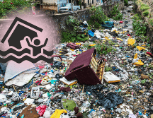 La acumulación de basura en los cauces puede alterar la corriente natural de los ríos y canales, lo que deriva en desbordamientos o flujos violentos capaces de arrastrar personas, puentes y vehículos. EL INFORMADOR / A. Navarro