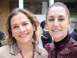 Sheinbaum reaccionó con un agradecimiento a Gutiérrez Müller. ESPECIAL / FB / C. SHEINBAUM