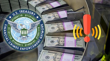 Esto es lo que el Departamento del Tesoro de EU destacó de los informes del FinCEN que permitieron bloquear a tres instituciones financieras en México. AFP / ARCHIVO