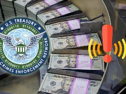 Esto es lo que el Departamento del Tesoro de EU destacó de los informes del FinCEN que permitieron bloquear a tres instituciones financieras en México. AFP / ARCHIVO