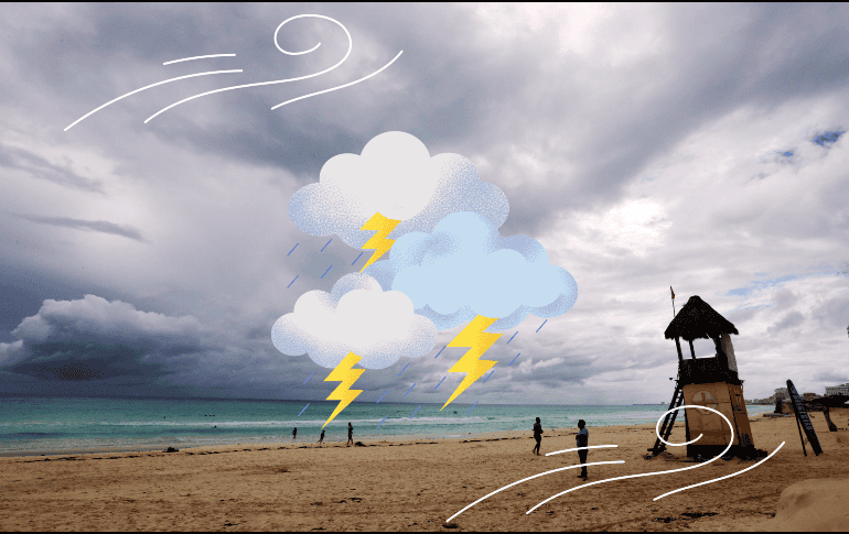 Las condiciones descritas para Puerto Vallarta están siendo originadas por una zona de baja presión con probabilidad para desarrollo ciclónico al sur del golfo de Tehuantepec. EFE / ARCHIVO