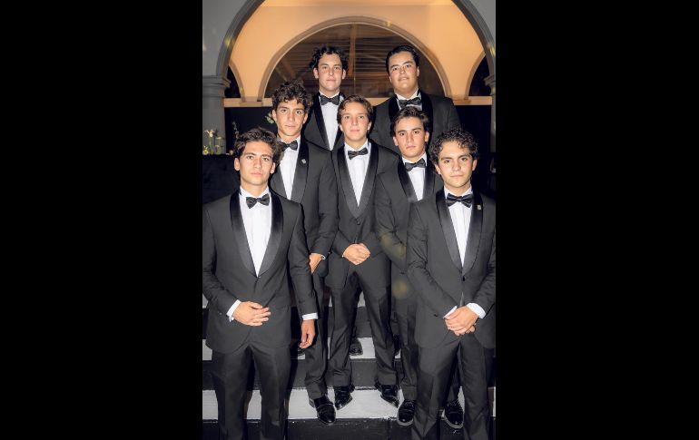 Santiago Padilla, Ignacio Mestas, Bruno Palmer, Álvaro González, Sergio García, Alejandro Orea y Santiago Ahumada. GENTE BIEN JALISCO / J. Soltero