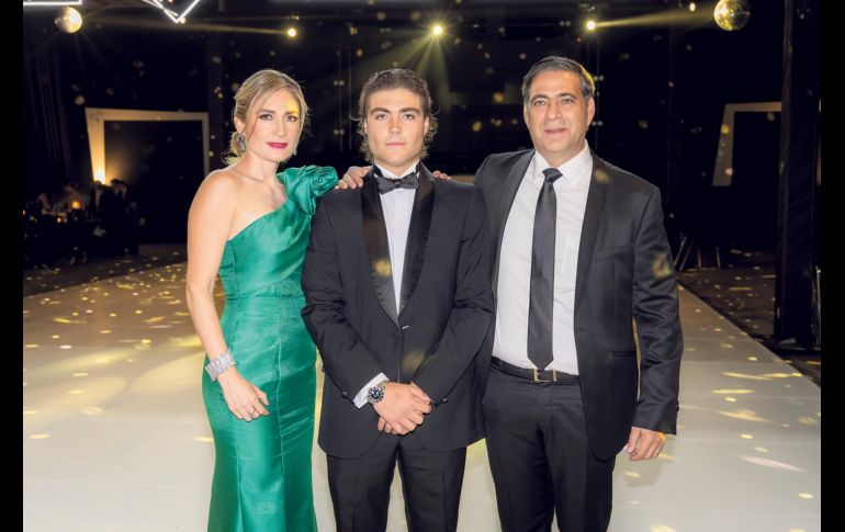 Violeta Pérez, Diego Ortiz de Montellano y Ramón Ortiz de Montellano. GENTE BIEN JALISCO / J. Soltero