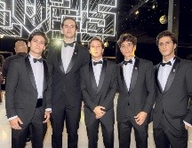 Alejandro Orea, Pedro Moreno, Álvaro González, Bruno Palme y Héctor Muñoz, alumnos de la generación 2025 de Liceo del Valle. GENTE BIEN JALISCO / J. Soltero