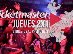Ticketmaster tiene al 2x1 todos estos conciertos en el Área Metropolitana de Guadalajara. EL INFORMADOR / ARCHIVO