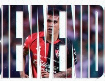 Atlas hizo oficial este jueves la incorporación de Jorge Rodríguez. X/ @AtlasFC.