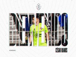 César Ramos ya entrena bajo las órdenes del cuerpo técnico en las instalaciones de la Academia AGA. ESPECIAL / Atlas FC