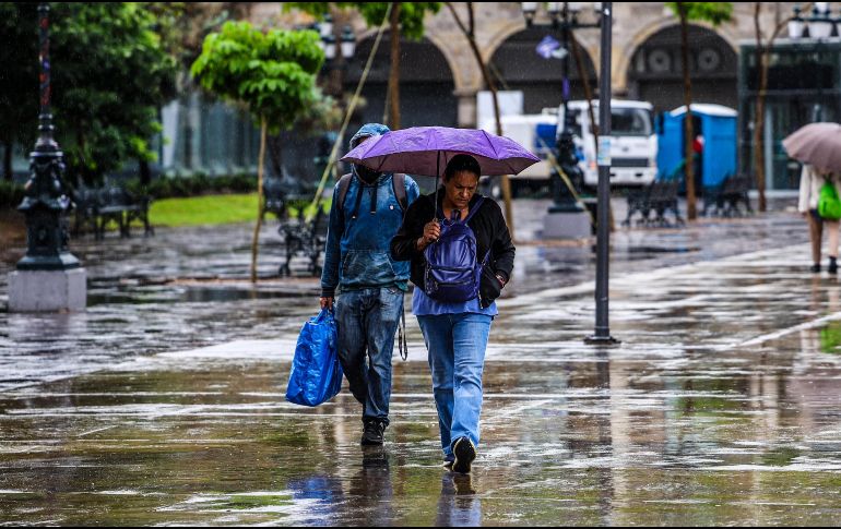 Debido a zonas de baja presión con probabilidad de desarrollo ciclónico, se esperan fuertes lluvias —de 50 a 75 mm— en  Jalisco, incluida Guadalajara. EL INFORMADOR / ARCHIVO