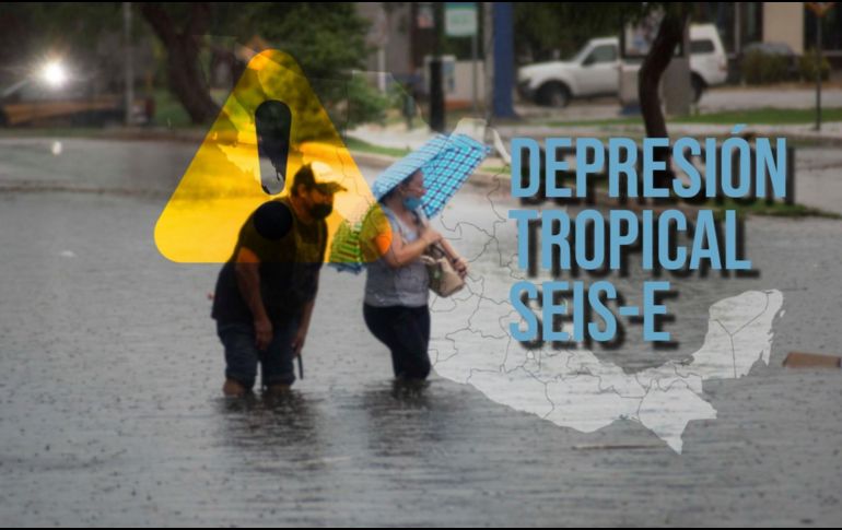 Durante la madrugada se formó la depresión tropical Seis-E cerca de las costas de Guerrero; traerá lluvia a varios estados de México. EFE / ARCHIVO