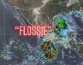 La tormenta tropical "Flossie" podría traer una fuerte caída de lluvia en estados del suroeste de México. ESPECIAL / SMN